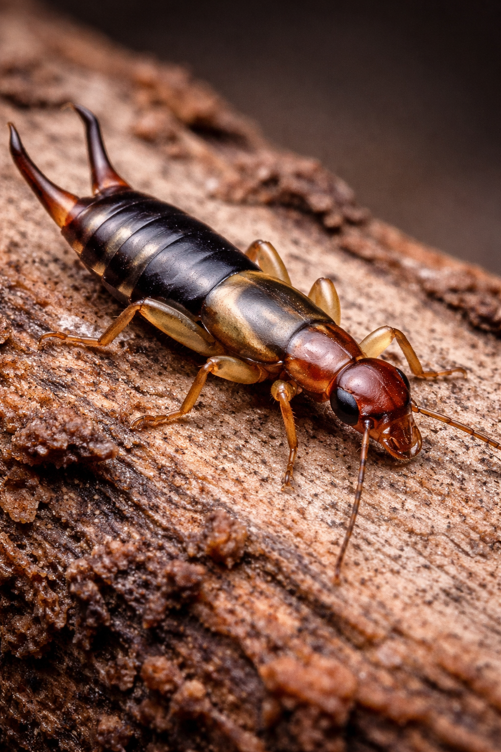 Earwig close-up